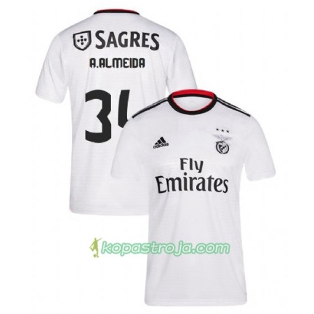 Billiga Fotbollströjor Benfica Andre Almeida 34 Borta tröja 2018/19 Kortärmad